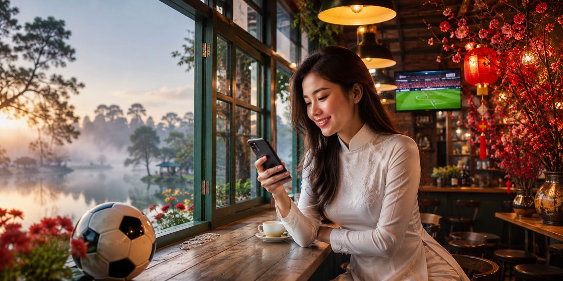 Người hâm mộ bóng đá tại Đà Lạt theo dõi trận đấu và đặt cược trực tuyến